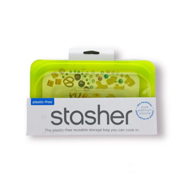 STASHER - SNACK TRAY GREEN