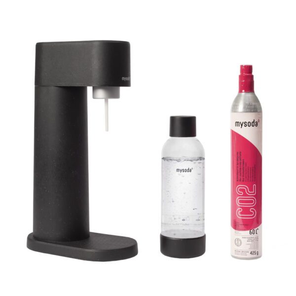 GASATORE PER ACQUA WOODY NERO - MY SODA