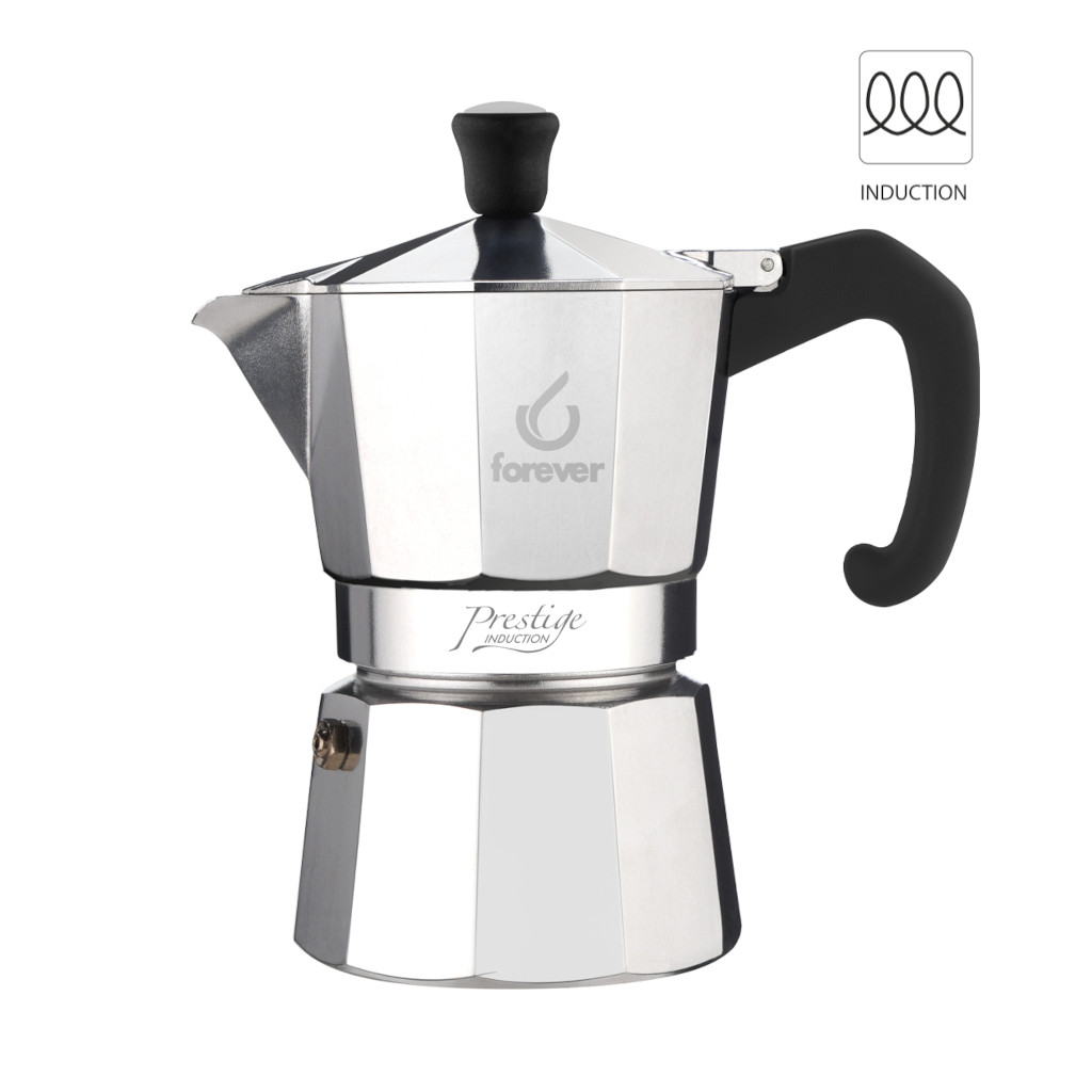 CAFFETTIERA MOKA 2 TAZZE MISS PRESTIGE - FOREVER - Regal Casa