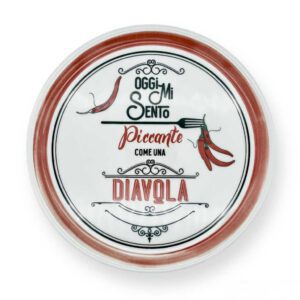 PIATTO PIZZA DIAVOLA - SET 2 PIATTI - FADE MAISON