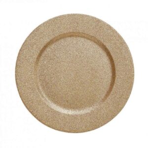 SOTTOPIATTO GLITTER CHAMPAGNE - BRANDANI