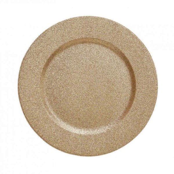 SOTTOPIATTO GLITTER CHAMPAGNE - BRANDANI