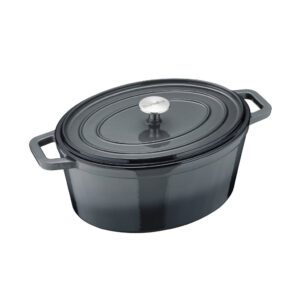 B.IRON GREY - CASSERUOLA OVALE IN GHISA CM30x22 - BERNDES