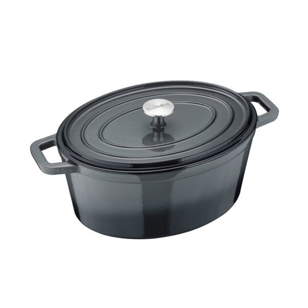 B.IRON GREY - CASSERUOLA OVALE IN GHISA CM30x22 - BERNDES