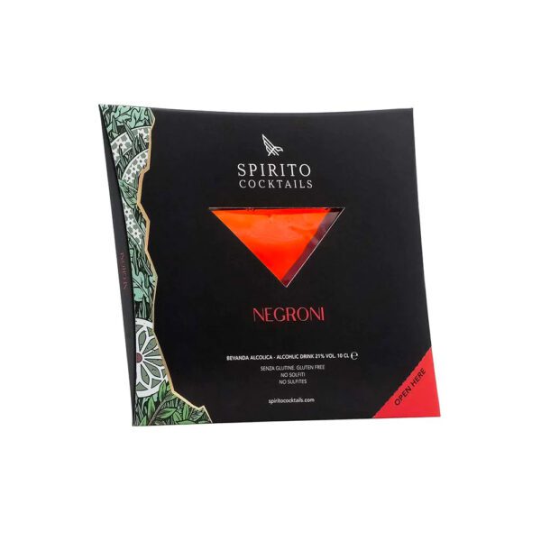 SPIRITO COCKTAILS SET - BOX QUADRATO DA 2 COCKTAILS - NEGRONI - Image 2