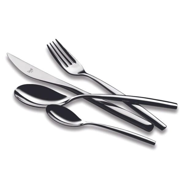 STIRIA - SERVIZIO POSATE PER 6 PERSONE INOX + CUCCHIAINI MOKA - MEPRA - Image 2