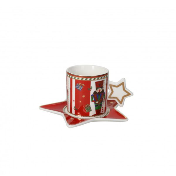 LO SCHIACCIANOCI - SET 2 TAZZE CAFFE' - BRANDANI - Image 3