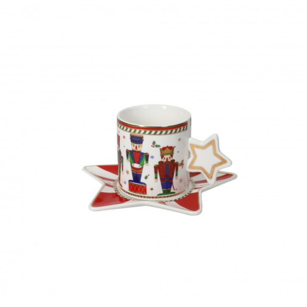 LO SCHIACCIANOCI - SET 2 TAZZE CAFFE' - BRANDANI - Image 2