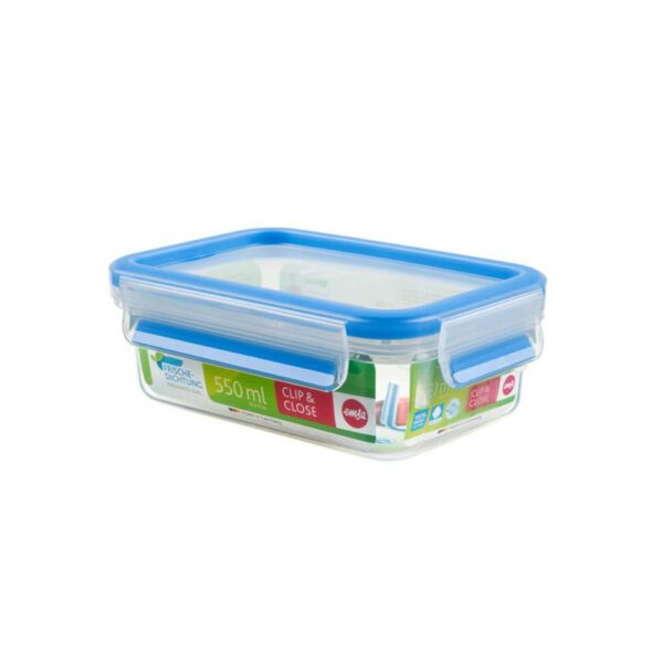 CLIP & CLOSE - CONTENITORE RETTANGOLARE 0,55L - EMSA - Image 2