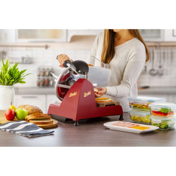 RED LINE  250 RED - AFFETTATRICE DOMESTICA LAMA DA25CM - BERKEL - Image 4