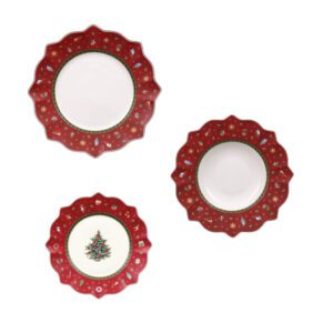 TOY'S DELIGHT - PIATTI SET POSTO TAVOLA 3 PEZZI ROSSO - VILLEROY & BOCH