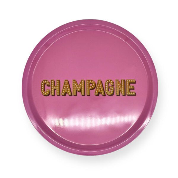 LIFESTYLE - VASSOIO CHAMPAGNE TONDO