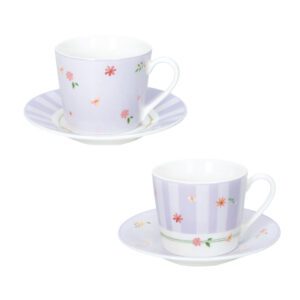 POLLINE LILLA - SET 2 TAZZINE DA CAFFE' - BRANDANI