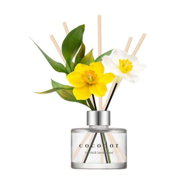 DIFFUSORE A BASTONCINI 200ML VANILLA & SANDALWOOD - COCODOR FLOWER