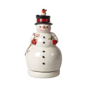 NOSTALGIC MELODY - PUPAZZO DI NEVE ROTANTE CON CARILLON - VILLEROY & BOCH
