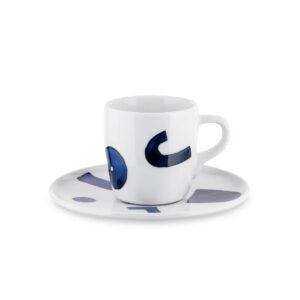 ITSUMO YUNOKI WARE - SET 4 TAZZINE DA CAFFE' - ALESSI