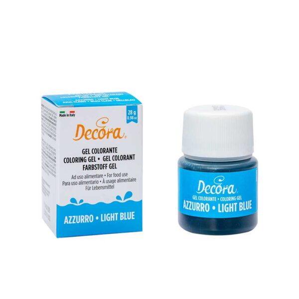 GEL COLORANTE 28GR AZZURRO - DECORA