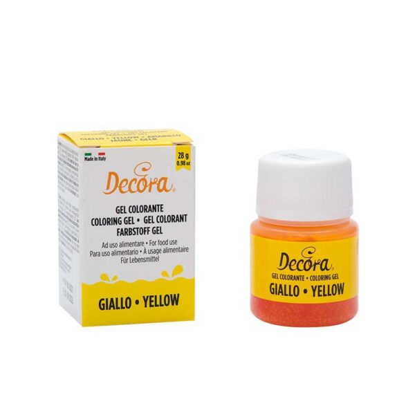 GEL COLORANTE 28GR GIALLO - DECORA