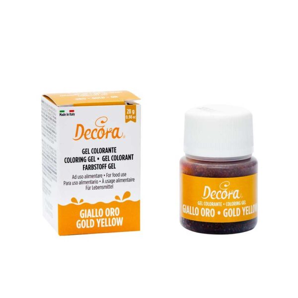 GEL COLORANTE 28GR GIALLO ORO - DECORA
