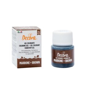 GEL COLORANTE 28GR MARRONE - DECORA