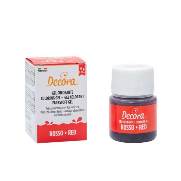 GEL COLORANTE 28GR ROSSO - DECORA