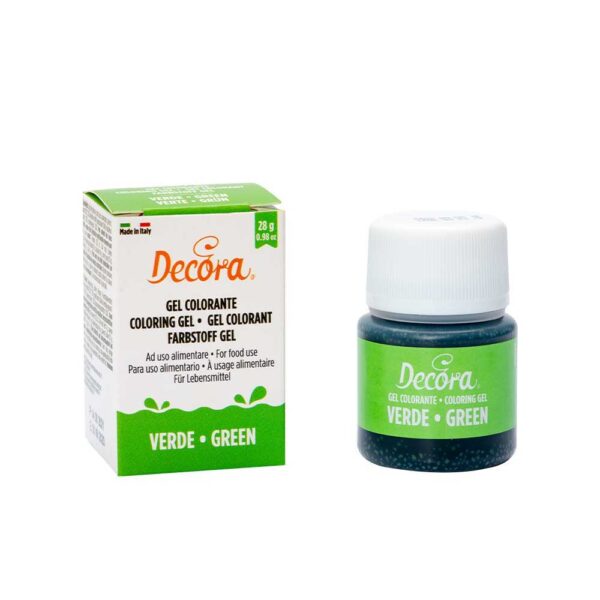 GEL COLORANTE 28GR VERDE - DECORA