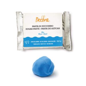PASTA DI ZUCCHERO 250GR BLU - DECORA