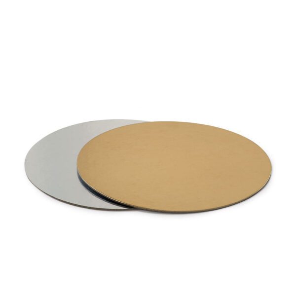 SOTTO TORTA TONDO ORO-ARGENTO CM38 - DECORA
