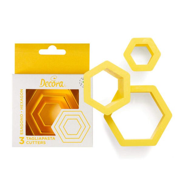 TAGLIAPASTA ESAGONO SET 3 PEZZI - DECORA