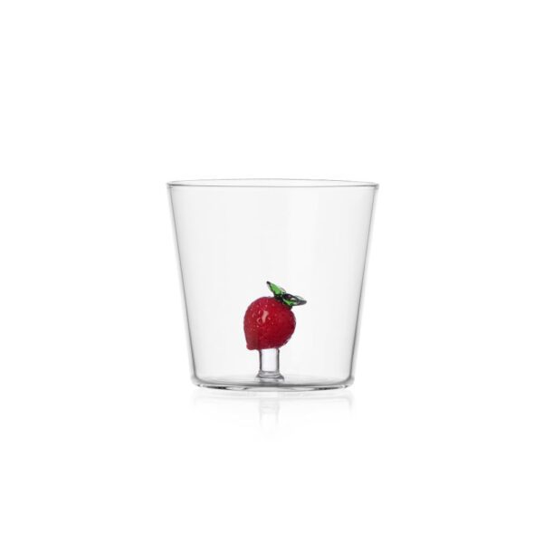 BICCHIERE TUMBLER FRAGOLA - FRUITS & FLOWERS - ICHENDORF