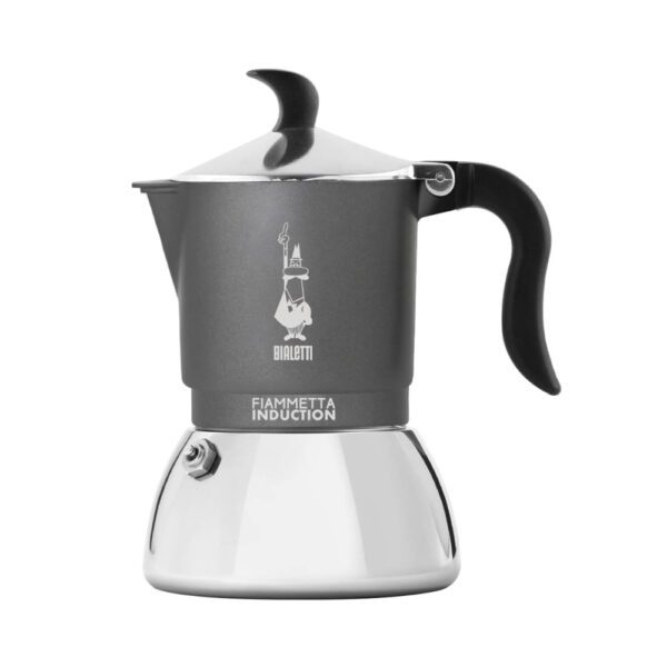 CAFFETTIERA MOKA PER INDUZIONE 4 TAZZE FIAMMETTA GREY - BIALETTI
