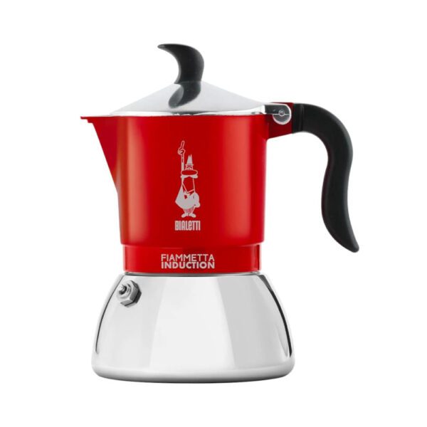 CAFFETTIERA MOKA PER INDUZIONE 4 TAZZE FIAMMETTA RED - BIALETTI