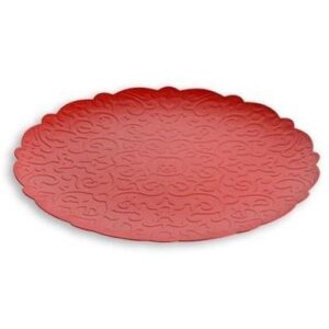 DRESSED - VASSOIO TONDO MW07 ROSSO CM35 - ALESSI