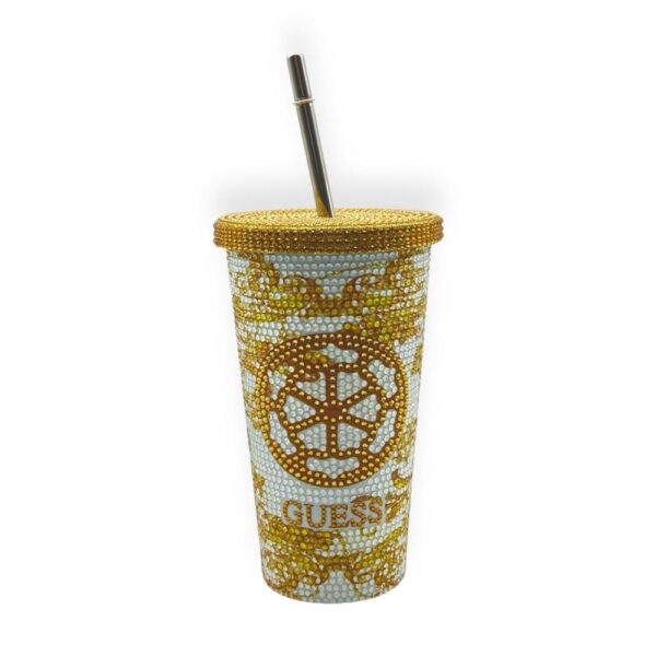 TRAVEL MUG BAROQUE WHITE - GUESS HOME