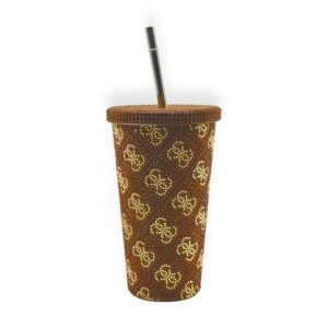 TRAVEL MUG DARK BROWN - GUESS HOME