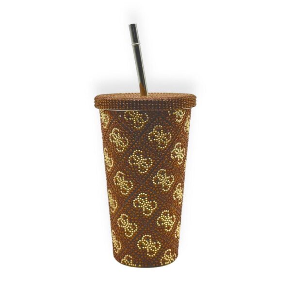 TRAVEL MUG DARK BROWN - GUESS HOME