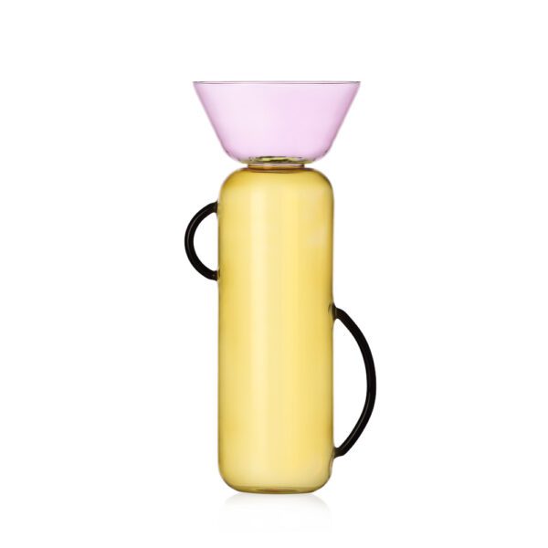 GELEE VASO GRANDE GIALLO E ROSA - ICHENDORF