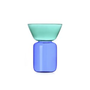 GELEE VASO PICCOLO AZZURRO E PETROLIO - ICHENDORF