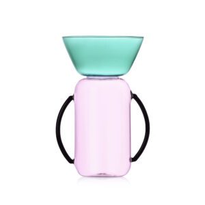 GELEE VASO MEDIO ROSA E PETROLIO - ICHENDORF