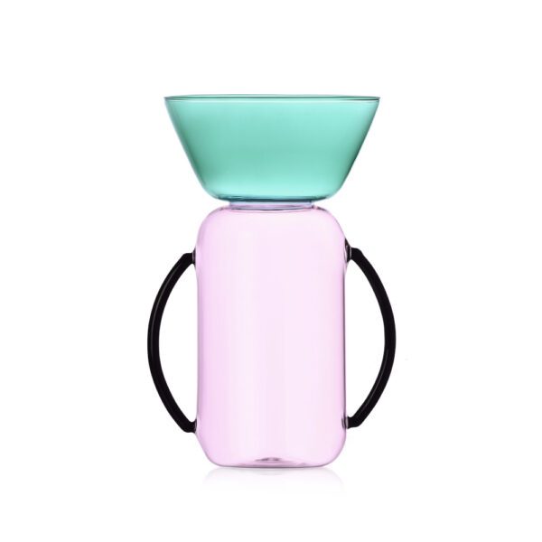 GELEE VASO MEDIO ROSA E PETROLIO - ICHENDORF
