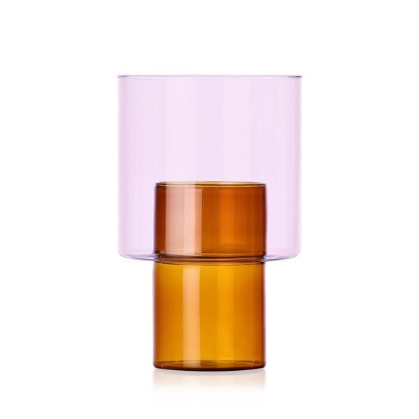 BOREALE VASO B AMBRA E ROSA - ICHENDORF