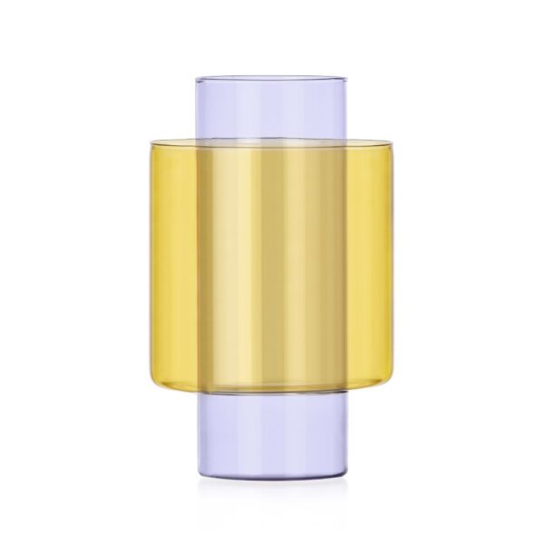 BOREALE VASO C LILLA E GIALLO - ICHENDORF