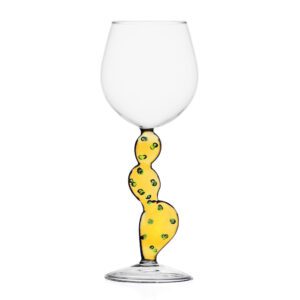 CALICE VINO CACTUS YELLOW - DESERT PLANT - ICHENDORF