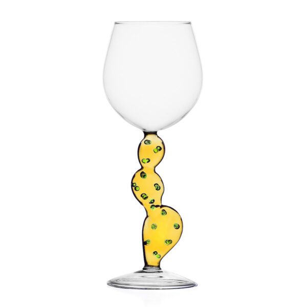 CALICE VINO CACTUS YELLOW - DESERT PLANT - ICHENDORF