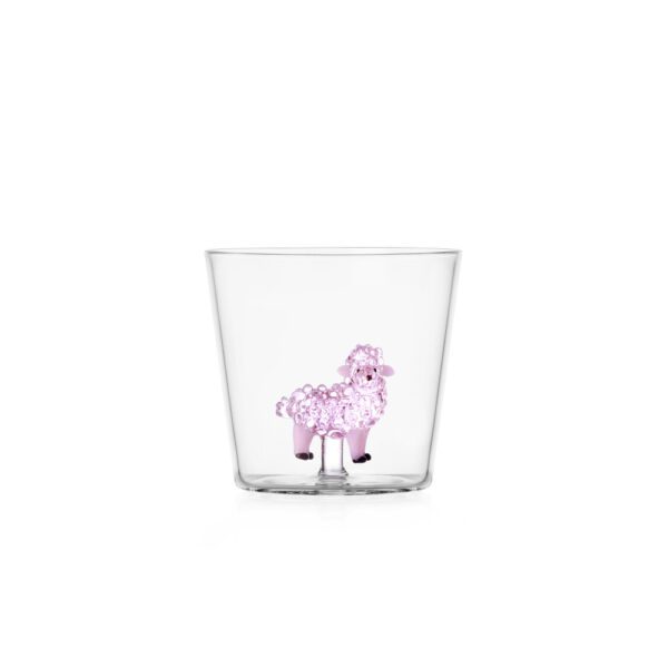 BICCHIERE TUMBLER PECORA ROSA - ANIMAL FARM - ICHENDORF