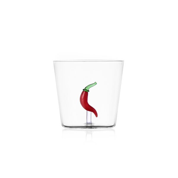 BICCHIERE TUMBLER PEPERONCINO ROSSO - VEGETABLES - ICHENDORF