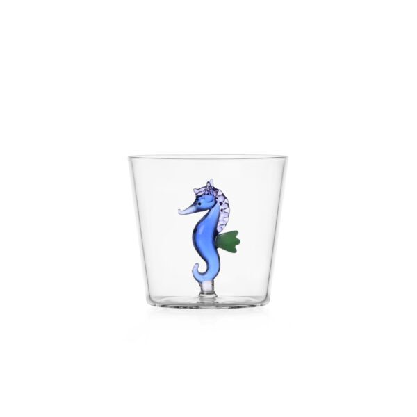 BICCHIERE TUMBLER CAVALLUCCIO MARINO BLU - MARINE GARDEN - ICHENDORF