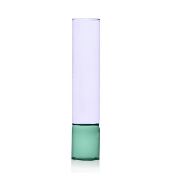 BAMBOO GROVE VASO VIOLA E VERDE CM35 - ICHENDORF