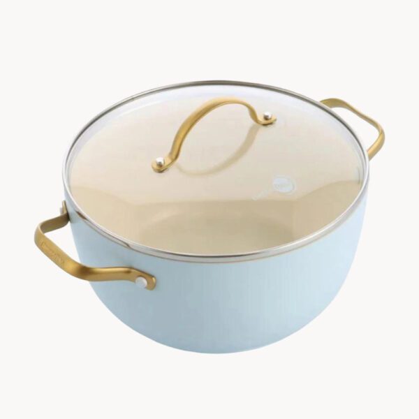PADOVA LIGHT BLUE - BATTERIA DI PENTOLE 10 PEZZI - GREEN PAN - Image 3