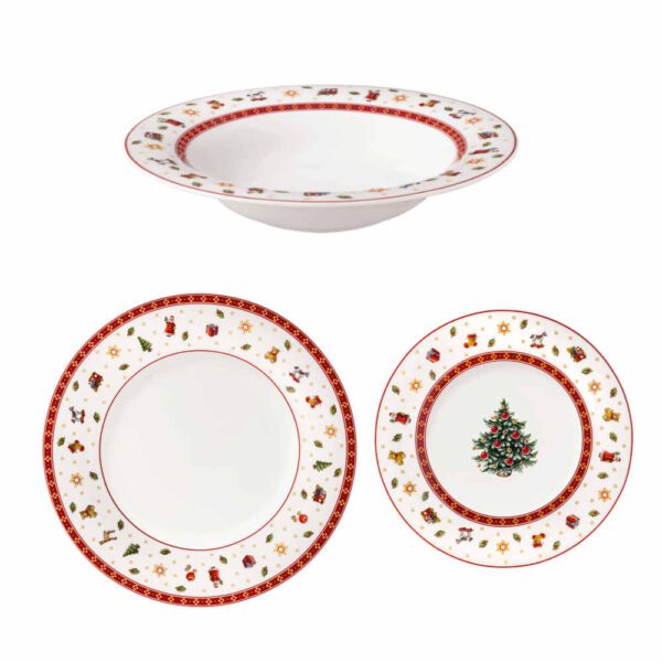 TOY'S DELIGHT SPECIAL - PIATTI SET POSTO TAVOLA 3 PEZZI BIANCHI - VILLEROY & BOCH